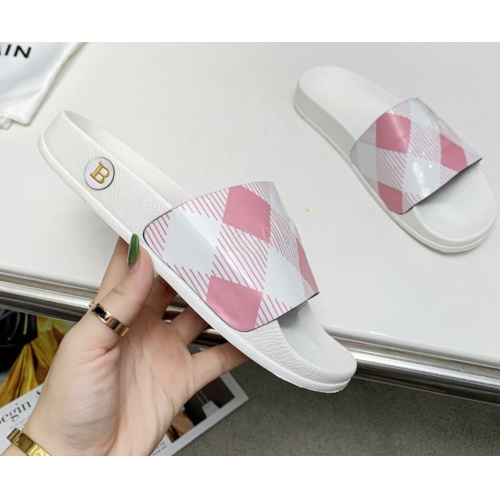 Replica Balmain Slippers For Women #1096649 $72.00 USD for Wholesale