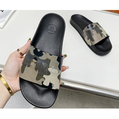 Replica Balmain Slippers For Women #1096650 $72.00 USD for Wholesale