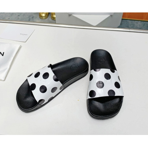 Replica Balmain Slippers For Women #1096651 $72.00 USD for Wholesale