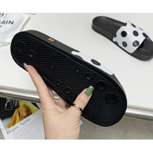 Replica Balmain Slippers For Women #1096651 $72.00 USD for Wholesale