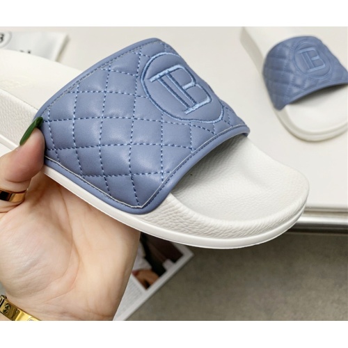 Replica Balmain Slippers For Women #1096659 $72.00 USD for Wholesale