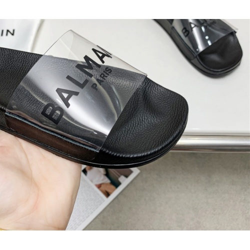 Replica Balmain Slippers For Women #1096664 $72.00 USD for Wholesale