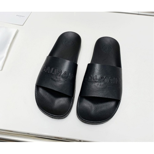 Replica Balmain Slippers For Women #1096666 $72.00 USD for Wholesale