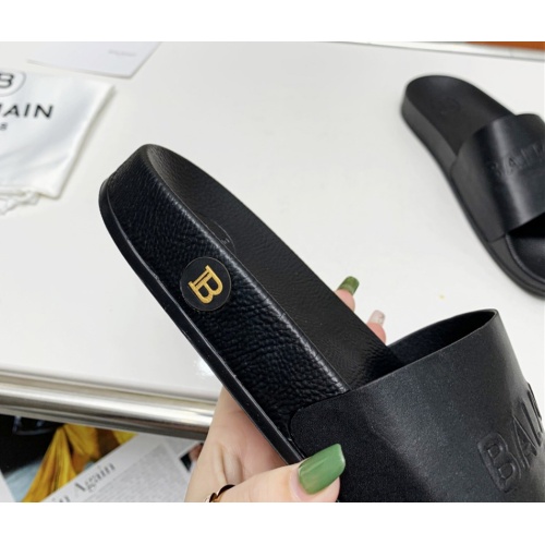 Replica Balmain Slippers For Women #1096666 $72.00 USD for Wholesale