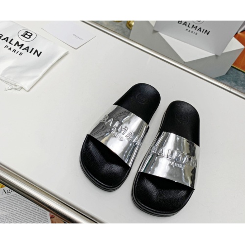 Replica Balmain Slippers For Women #1096667 $72.00 USD for Wholesale