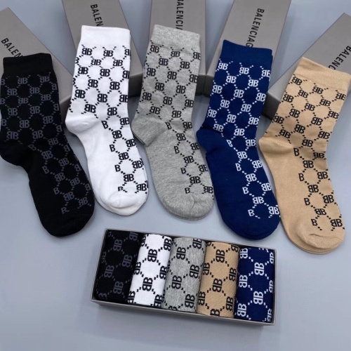 Replica Balenciaga Socks #1096842 $27.00 USD for Wholesale