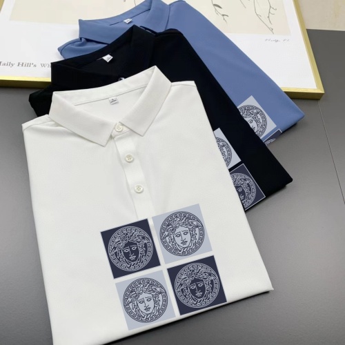 Replica Versace T-Shirts Short Sleeved For Men #1096935 $42.00 USD for Wholesale