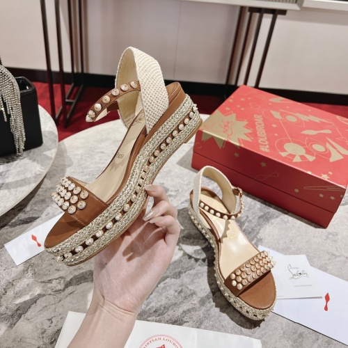Replica Christian Louboutin Sandal For Women #1096956 $96.00 USD for Wholesale