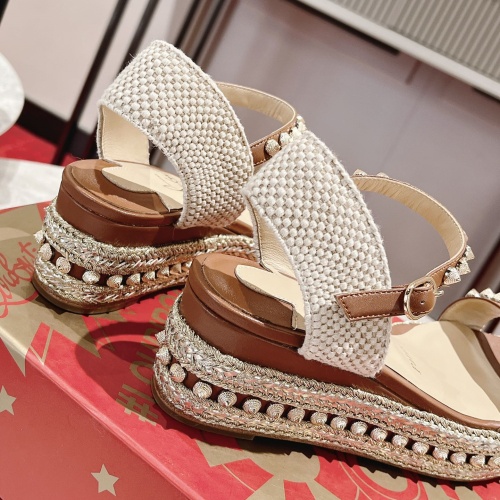 Replica Christian Louboutin Sandal For Women #1096956 $96.00 USD for Wholesale