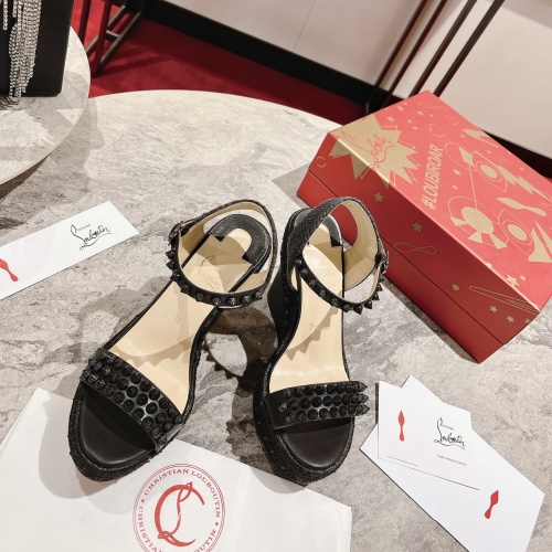 Replica Christian Louboutin Sandal For Women #1096986 $98.00 USD for Wholesale