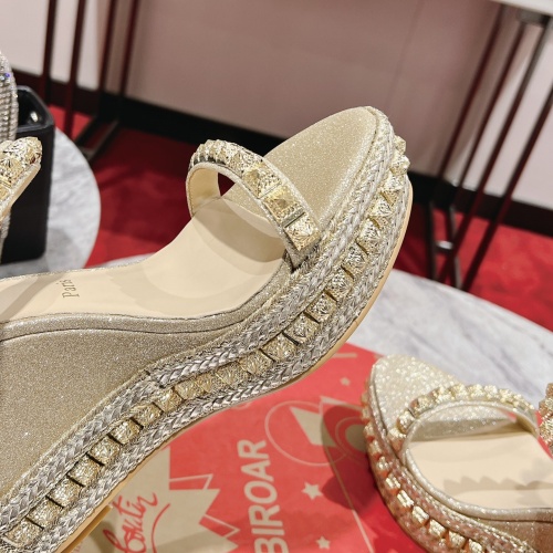 Replica Christian Louboutin Sandal For Women #1097010 $98.00 USD for Wholesale