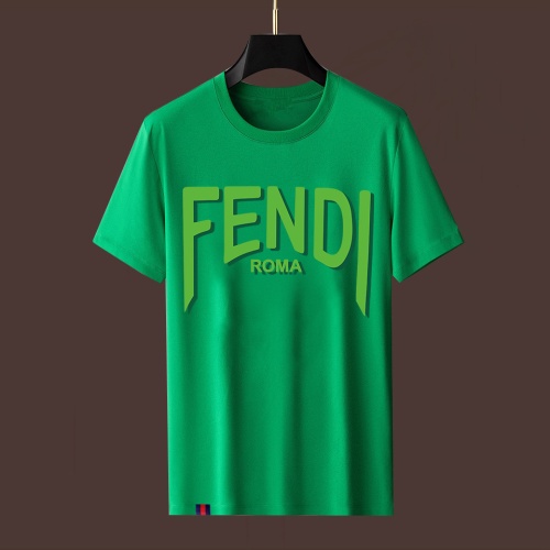 Fendi T-Shirts Short Sleeved For Men #1097042 $40.00 USD, Wholesale Replica Fendi T-Shirts