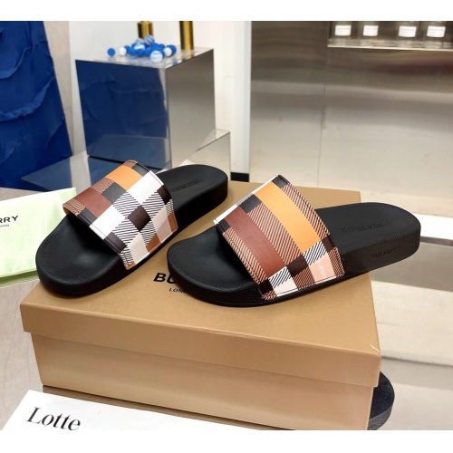 Replica Burberry Slippers For Men #1097100 $48.00 USD for Wholesale