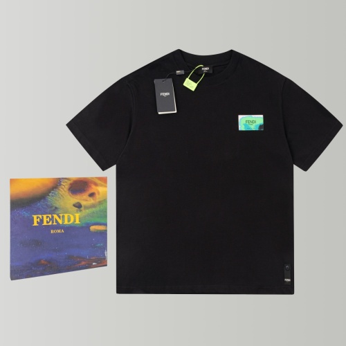 Fendi T-Shirts Short Sleeved For Unisex #1097129 $40.00 USD, Wholesale Replica Fendi T-Shirts