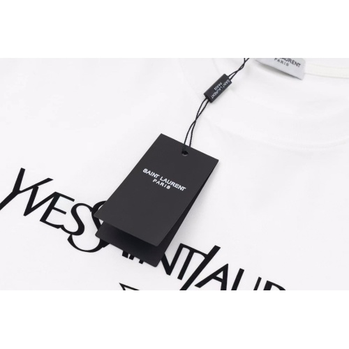 Replica Yves Saint Laurent YSL T-shirts Short Sleeved For Unisex #1097145 $34.00 USD for Wholesale
