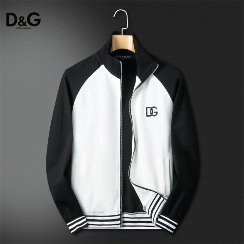 Replica Dolce & Gabbana D&G Tracksuits Long Sleeved For Men #1097206 $85.00 USD for Wholesale