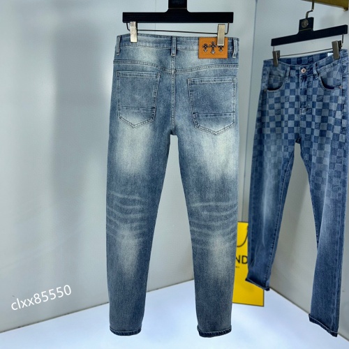 Replica Chrome Hearts Jeans For Men #1097230 $48.00 USD for Wholesale