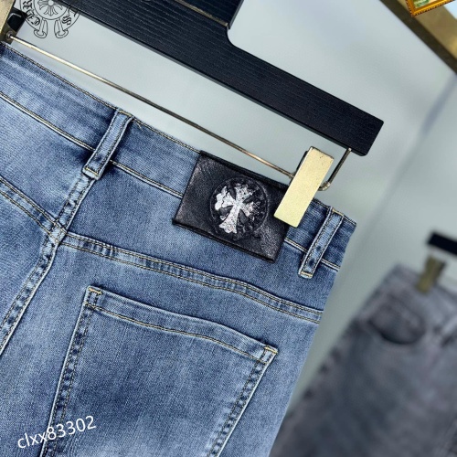 Replica Chrome Hearts Jeans For Men #1097242 $48.00 USD for Wholesale