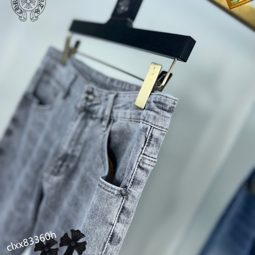 Replica Chrome Hearts Jeans For Men #1097244 $48.00 USD for Wholesale