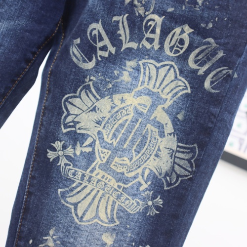Replica Chrome Hearts Jeans For Men #1097245 $52.00 USD for Wholesale