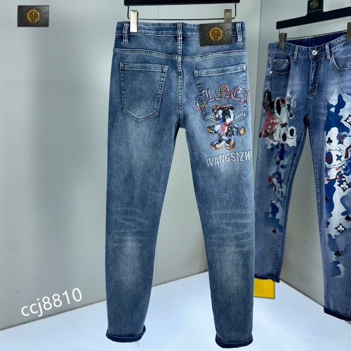 Replica Chrome Hearts Jeans For Men #1097246 $48.00 USD for Wholesale