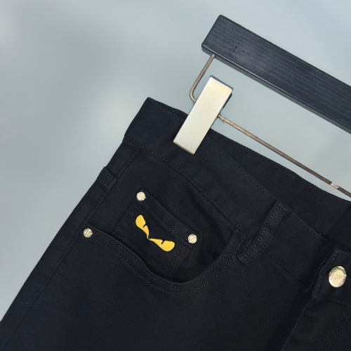 Replica Fendi Jeans For Men #1097256 $48.00 USD for Wholesale