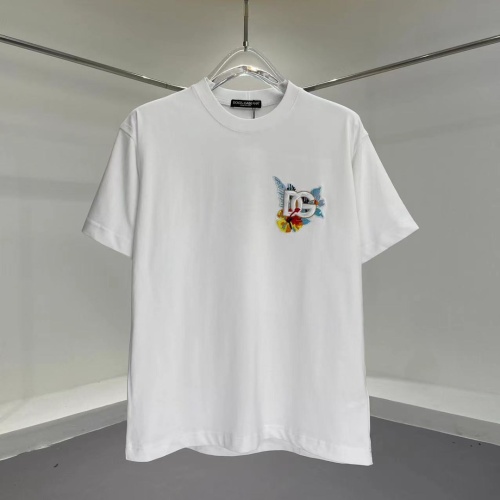 Dolce &amp; Gabbana D&amp;G T-Shirts Short Sleeved For Unisex #1097262 $40.00 USD, Wholesale Replica Dolce &amp; Gabbana D&amp;G T-Shirts