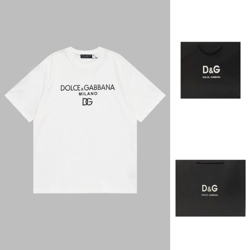 Dolce &amp; Gabbana D&amp;G T-Shirts Short Sleeved For Unisex #1097326 $39.00 USD, Wholesale Replica Dolce &amp; Gabbana D&amp;G T-Shirts
