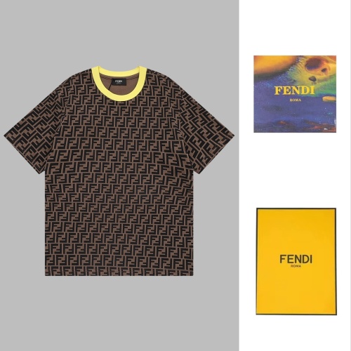Fendi T-Shirts Short Sleeved For Unisex #1097329 $39.00 USD, Wholesale Replica Fendi T-Shirts
