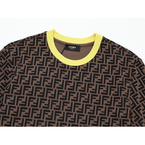 Replica Fendi T-Shirts Short Sleeved For Unisex #1097329 $39.00 USD for Wholesale