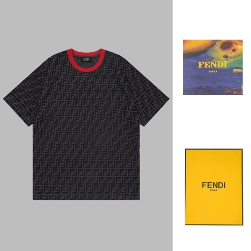 Fendi T-Shirts Short Sleeved For Unisex #1097330 $39.00 USD, Wholesale Replica Fendi T-Shirts
