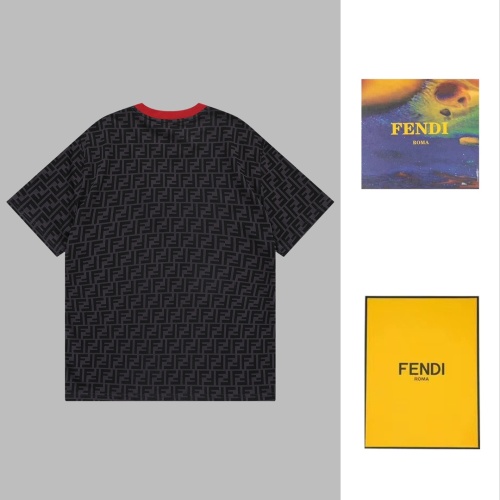 Replica Fendi T-Shirts Short Sleeved For Unisex #1097330 $39.00 USD for Wholesale