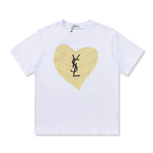 Yves Saint Laurent YSL T-shirts Short Sleeved For Unisex #1097333 $39.00 USD, Wholesale Replica Yves Saint Laurent YSL T-shirts