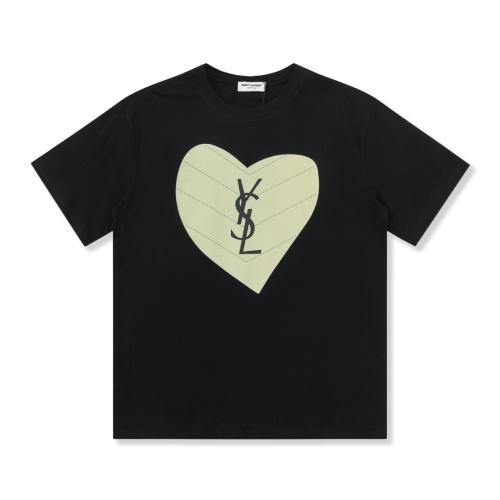 Yves Saint Laurent YSL T-shirts Short Sleeved For Unisex #1097334 $39.00 USD, Wholesale Replica Yves Saint Laurent YSL T-shirts