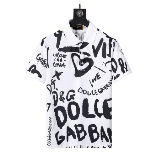 Dolce &amp; Gabbana D&amp;G T-Shirts Short Sleeved For Men #1097355 $32.00 USD, Wholesale Replica Dolce &amp; Gabbana D&amp;G T-Shirts