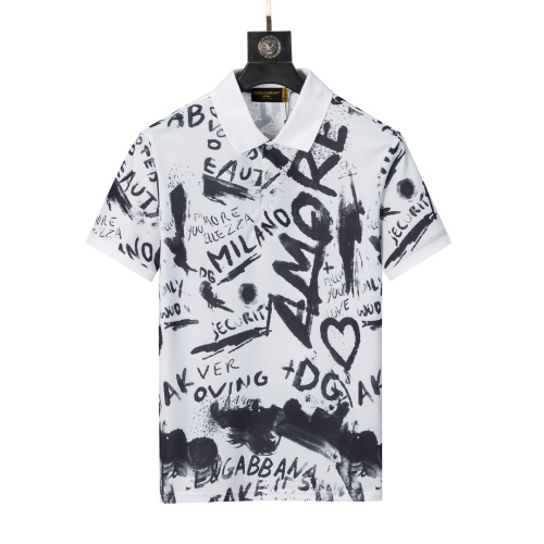 Dolce &amp; Gabbana D&amp;G T-Shirts Short Sleeved For Men #1097356 $32.00 USD, Wholesale Replica Dolce &amp; Gabbana D&amp;G T-Shirts