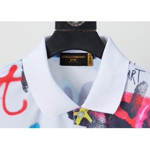 Replica Dolce & Gabbana D&G T-Shirts Short Sleeved For Men #1097357 $32.00 USD for Wholesale