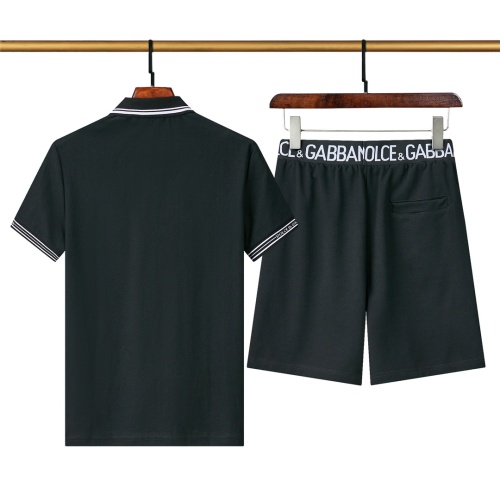 Replica Dolce & Gabbana D&G Tracksuits Short Sleeved For Men #1097374 $52.00 USD for Wholesale