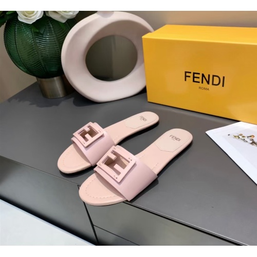 Fendi Slippers For Women #1097385 $76.00 USD, Wholesale Replica Fendi Slippers