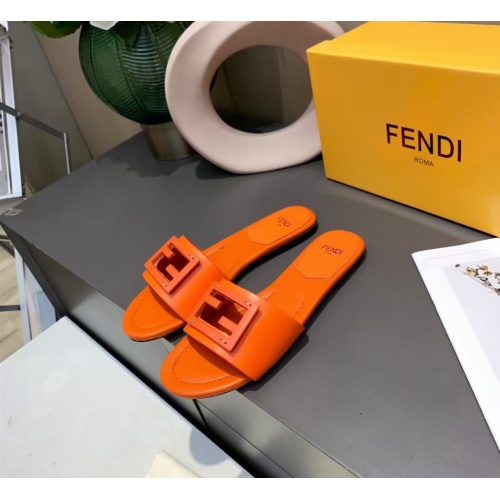 Fendi Slippers For Women #1097387 $76.00 USD, Wholesale Replica Fendi Slippers