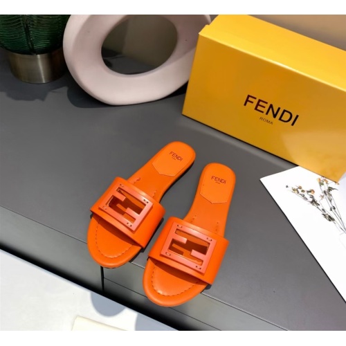 Replica Fendi Slippers For Women #1097387 $76.00 USD for Wholesale