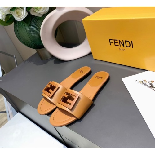 Fendi Slippers For Women #1097388 $76.00 USD, Wholesale Replica Fendi Slippers