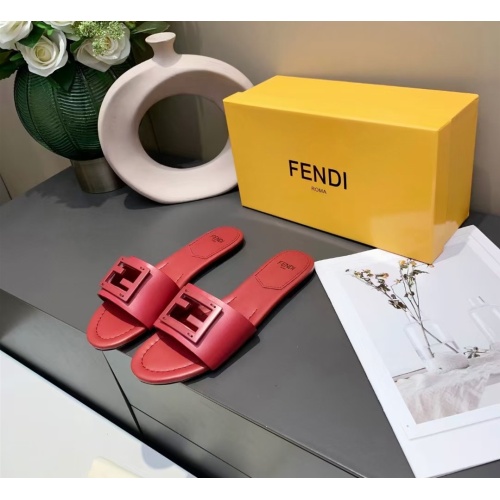 Fendi Slippers For Women #1097389 $76.00 USD, Wholesale Replica Fendi Slippers