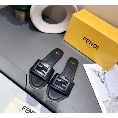 Fendi Slippers For Women #1097391 $76.00 USD, Wholesale Replica Fendi Slippers