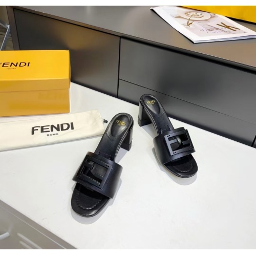 Replica Fendi Slippers For Women #1097393 $82.00 USD for Wholesale