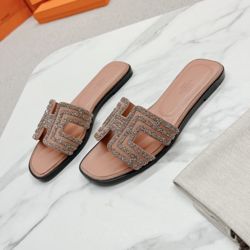 Replica Hermes Slippers For Women #1097469 $98.00 USD for Wholesale