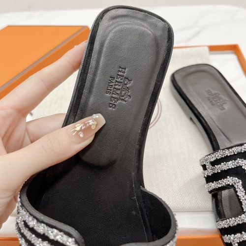 Replica Hermes Slippers For Women #1097470 $98.00 USD for Wholesale