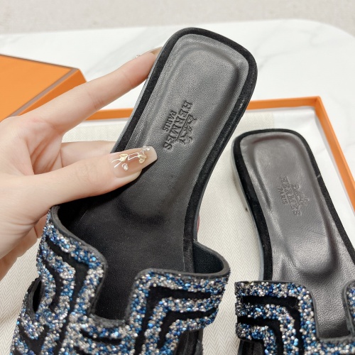 Replica Hermes Slippers For Women #1097471 $98.00 USD for Wholesale