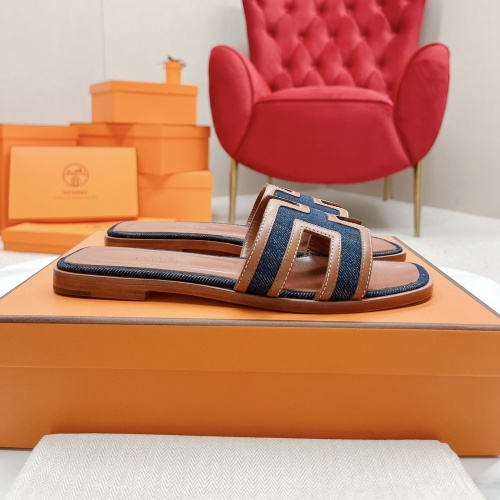 Replica Hermes Slippers For Women #1097488 $100.00 USD for Wholesale
