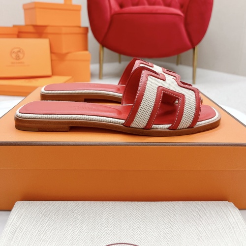 Replica Hermes Slippers For Women #1097490 $100.00 USD for Wholesale